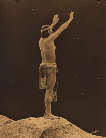 EDWARD S. CURTIS (1868-1952) Prayer to the Stars.